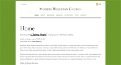 Desktop Screenshot of mooerswesleyanchurch.com